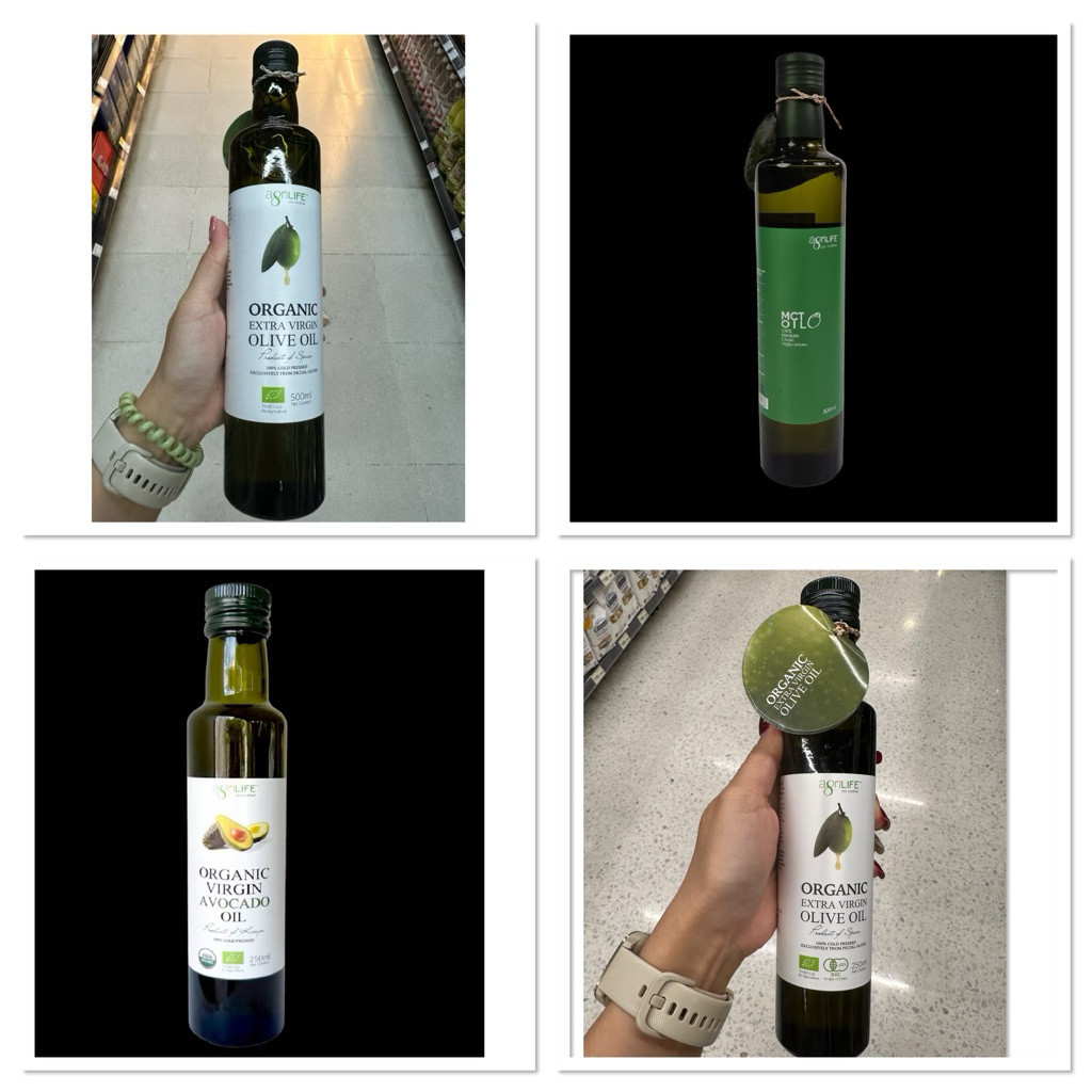 Agrilife Organic Extra Virgin Olive Oil 250 - 500 Ml. น้ำมันมะกอกธรรมชาติ ออร์แกนิค ตราอะกรีไลฟ์