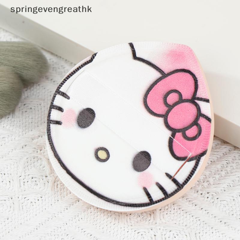 SPING Sanrio แต่งหน้าฟองน้ําพัฟ Hello Kitty แต่งหน้าคอนซีลเลอร์ Super Soft Elastic Cotton Face Base 