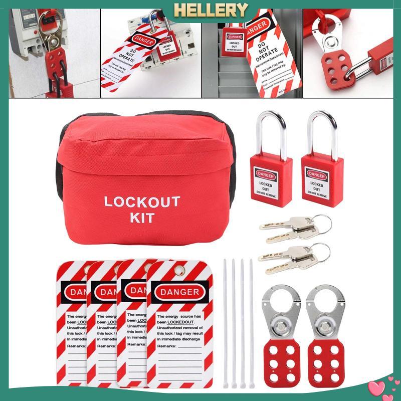 [HelleryTH] ชุดล็อคไฟฟ้าสําหรับงานหนัก Hasps Lockout Circuit Breaker Lockout