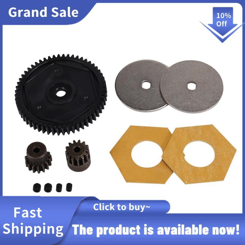54T Spur Gear 13T & 15T เกียร์มอเตอร์สําหรับ SCX10 II 90046 90047 1/10 RC Crawler รถอะไหล่อัพเกรด,สี