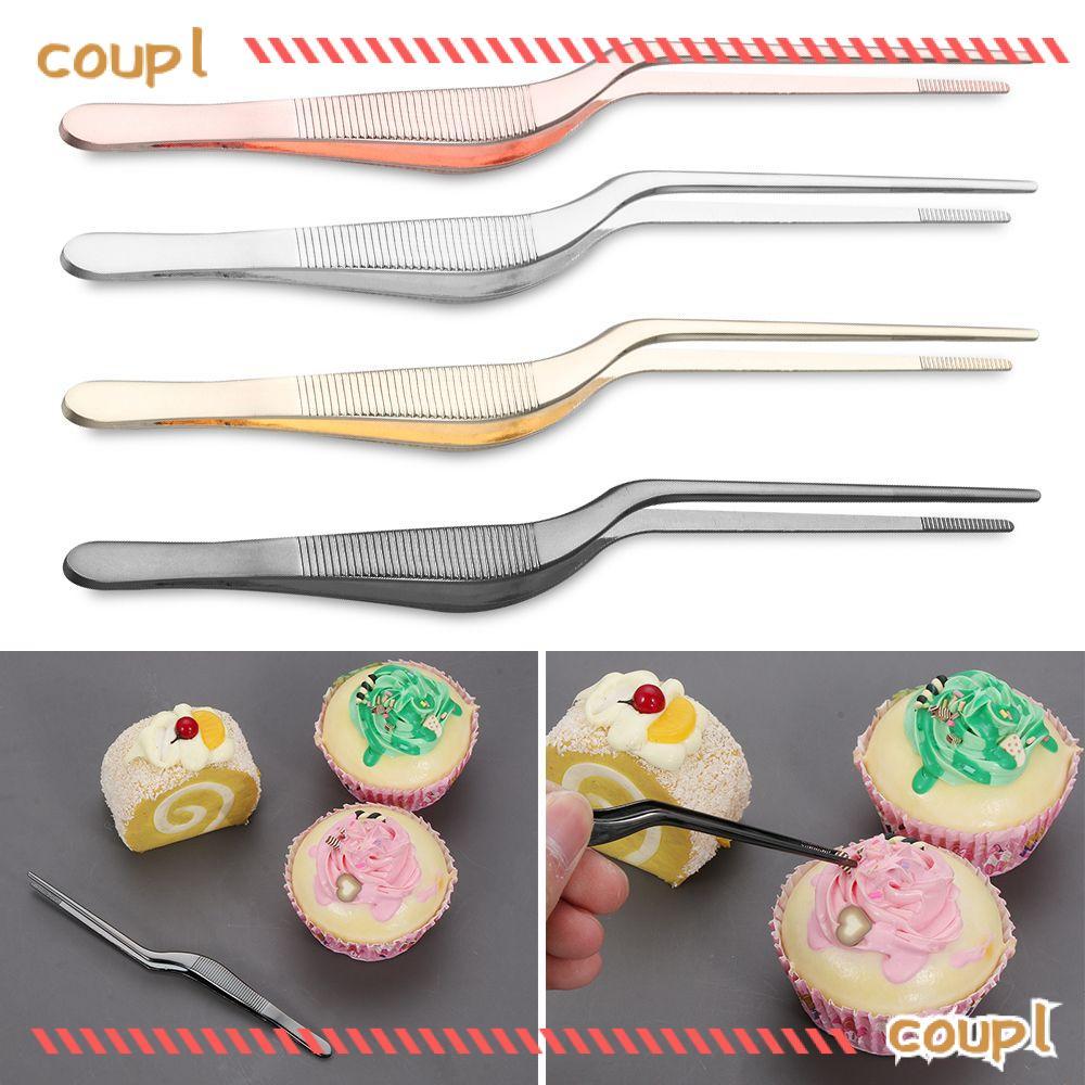 COUPL อาหาร Tweezer เครื่องมือครัวร้อนการนําเสนอคลิปบาร์บีคิว