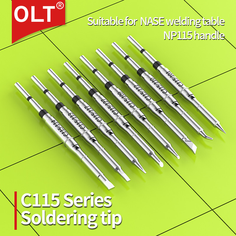 Universal C115 ปลายบัดกรี C115-101 109 110 112 113 114 117 127Soldering Soldering เคล็ดลับเหล็กสําหร