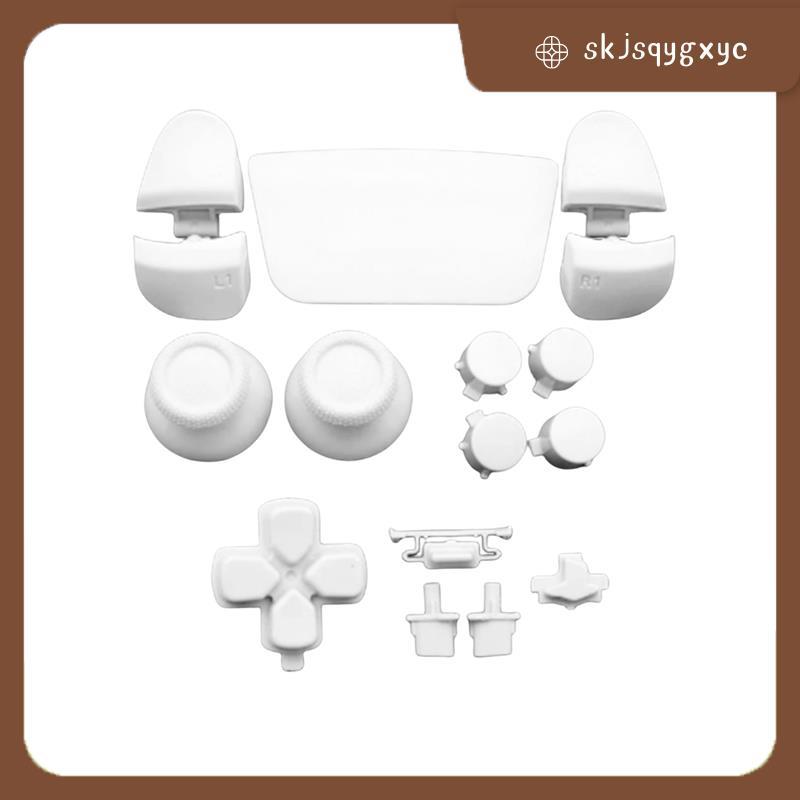 skjsqygxyc1 ชุดปุ่มเต็มรูปแบบสําหรับ 5 3.0 Thumb Sticks จอยสติ๊กหมวก L1 R1 L2 R2 D-Pad สําหรับ V3 Co