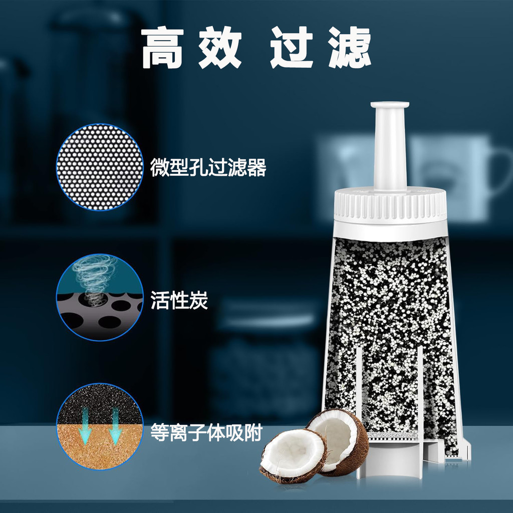 New Product#Compatible with Breville coffee machine filter, water purifier filter element, soft wate