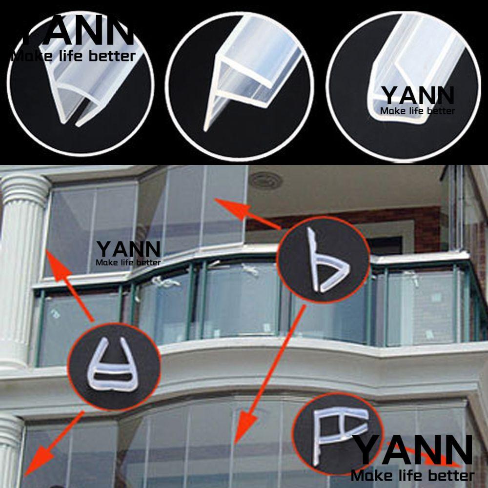 YANN 1M 6-12 มม.FU h แถบปิดผนึกรูปร่าง Home & Living Home Improvement ฮาร์ดแวร์ประตูกระจก Weatherstr