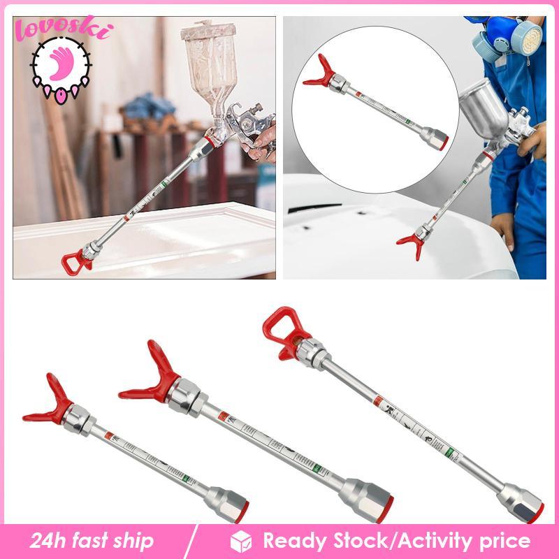 [Lovoski] Airless Sprayer Extension Pole Rod อะไหล่อลูมิเนียม Quick Connect มัลติฟังก์ชั่นใช้งานง่าย