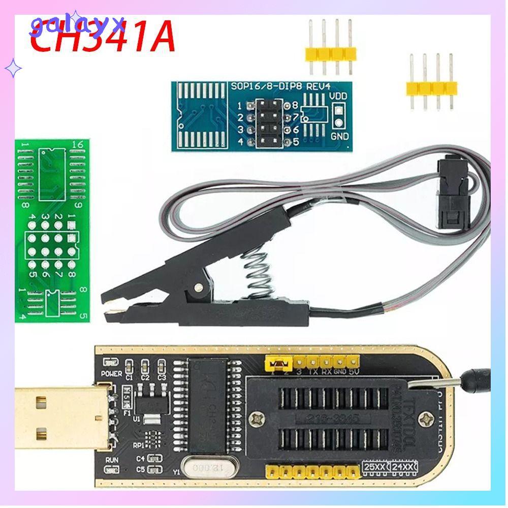 GALAYX CH341A โปรแกรมเมอร์แฟลช BIOS โมดูล USB ดั้งเดิมที่ทนทาน