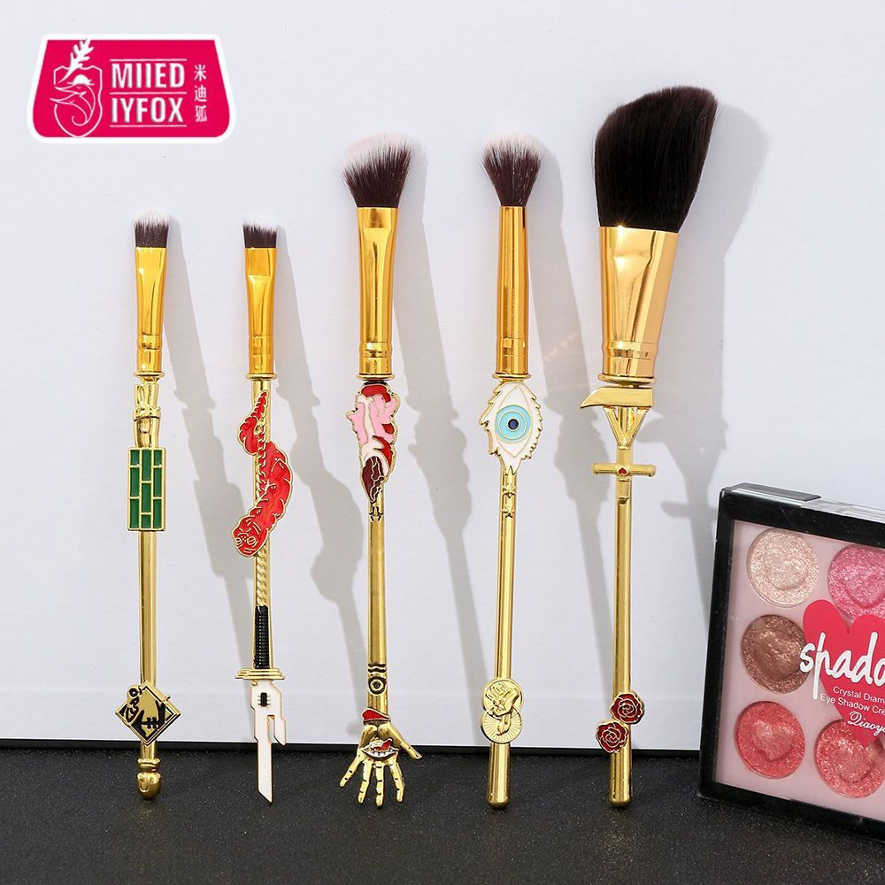 New Product#Jujutsu Kaisen Dark Style Makeup Brush Yuji Itadori, Gojo Satoru, Geto Suguru anime cosp