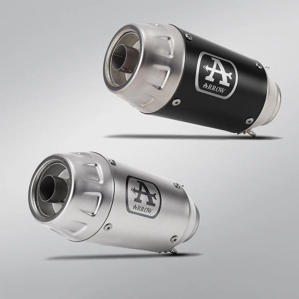 รถจักรยานยนต์ท่อไอเสียลูกศรท่อไอเสียท่อสแตนเลสสำหรับ Yamaha Honda Kawasaki Z800 Z900 R1 R3 R6 CBR600