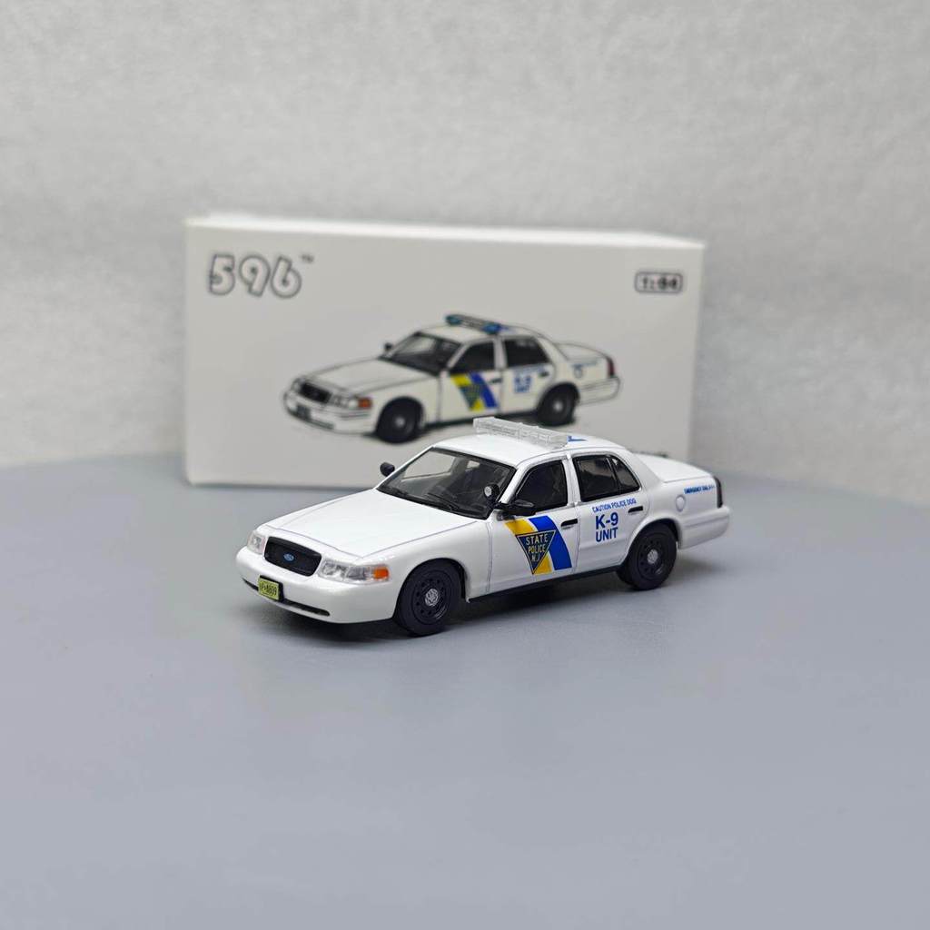 596 1: 64 Ford Crown Victoria-New Jersey State Police Station 596-109