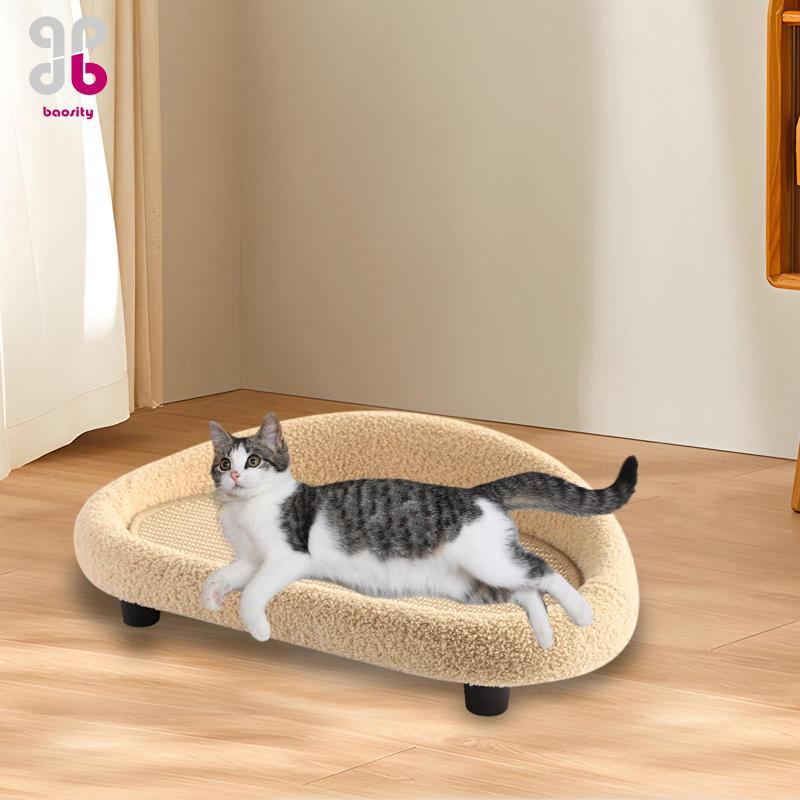 [Baosity] Cat Scratcher โซฟาสัตว์เลี้ยงที่สะดวกสบายสําหรับแมวในร่ม Kitty Small Dogs