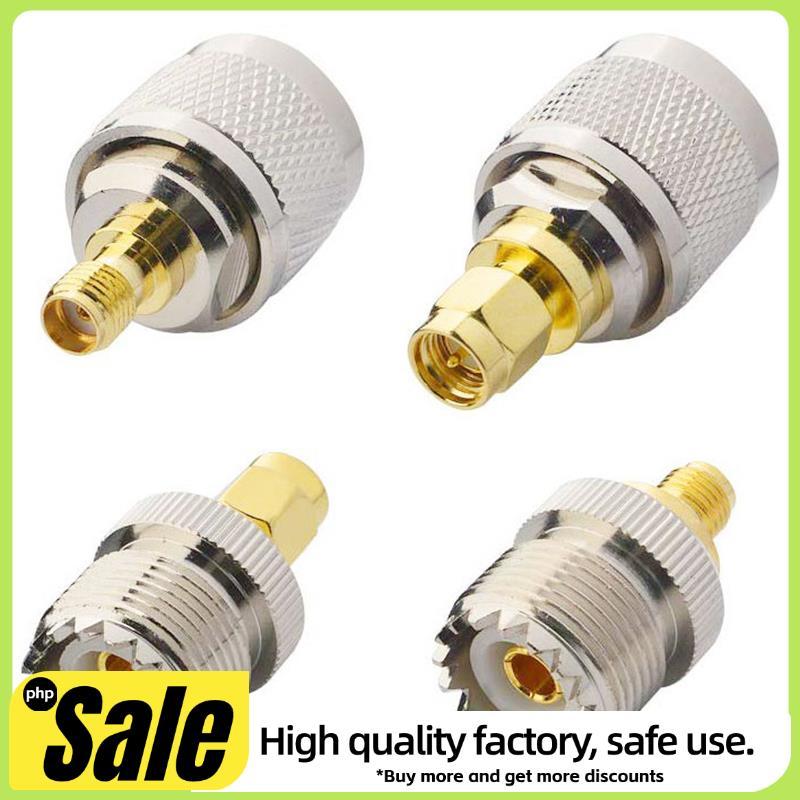 4 ชิ้น / ชุด UHF SL16 PL259 SO239 ถึง SMA ปลั๊กชายตัวเชื่อมต่อแจ็คตัวเมียตัวแปลงทดสอบ