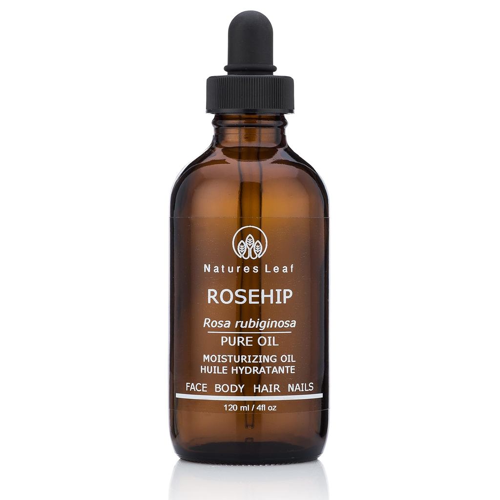 Rosehip Seed Oil Organic 100% Pure Cold Pressed Unrefined Omegas 3,6 & 9 Vitamins AC & F Anti-Aging 