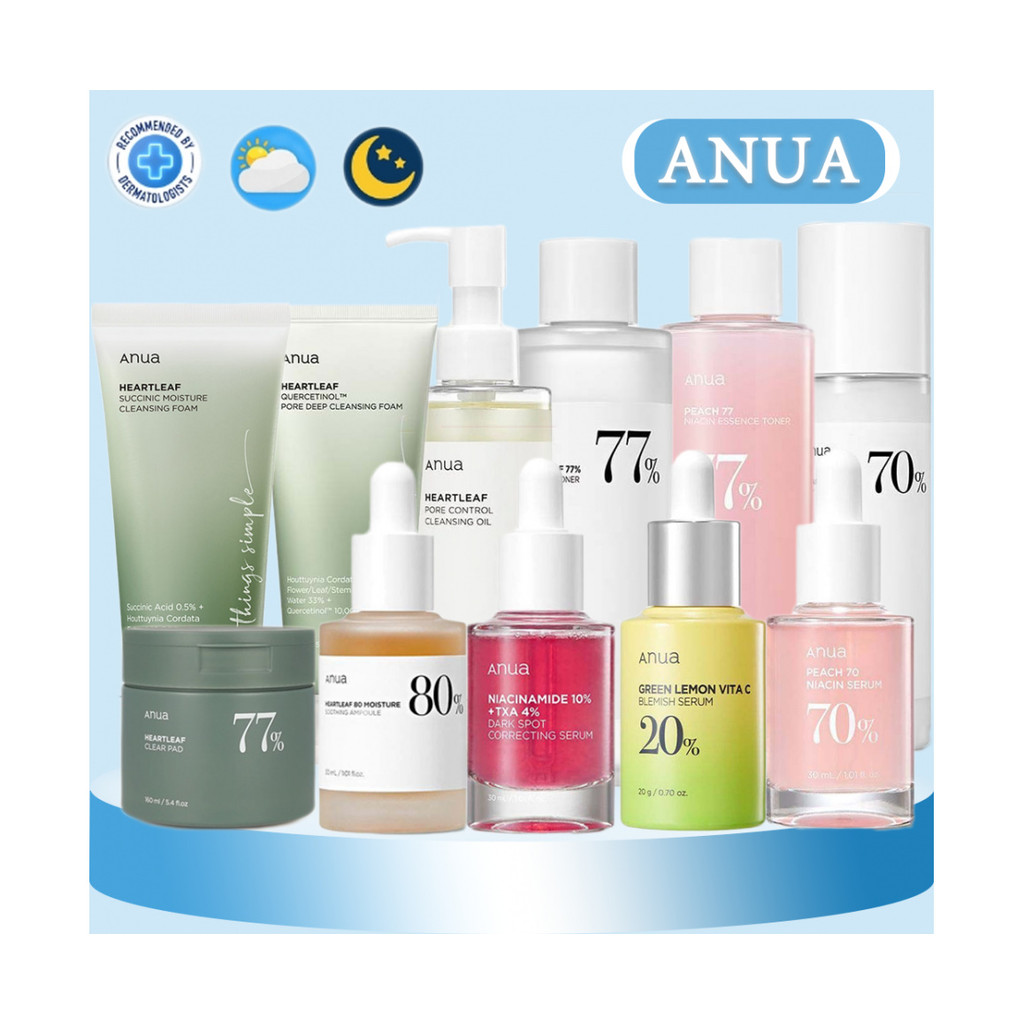 Anua Series/Anua 77 toner/Anua ampoule/Anua lotion/cleansing oil/foam/Anua Pad/Anua peach /Anua Blem