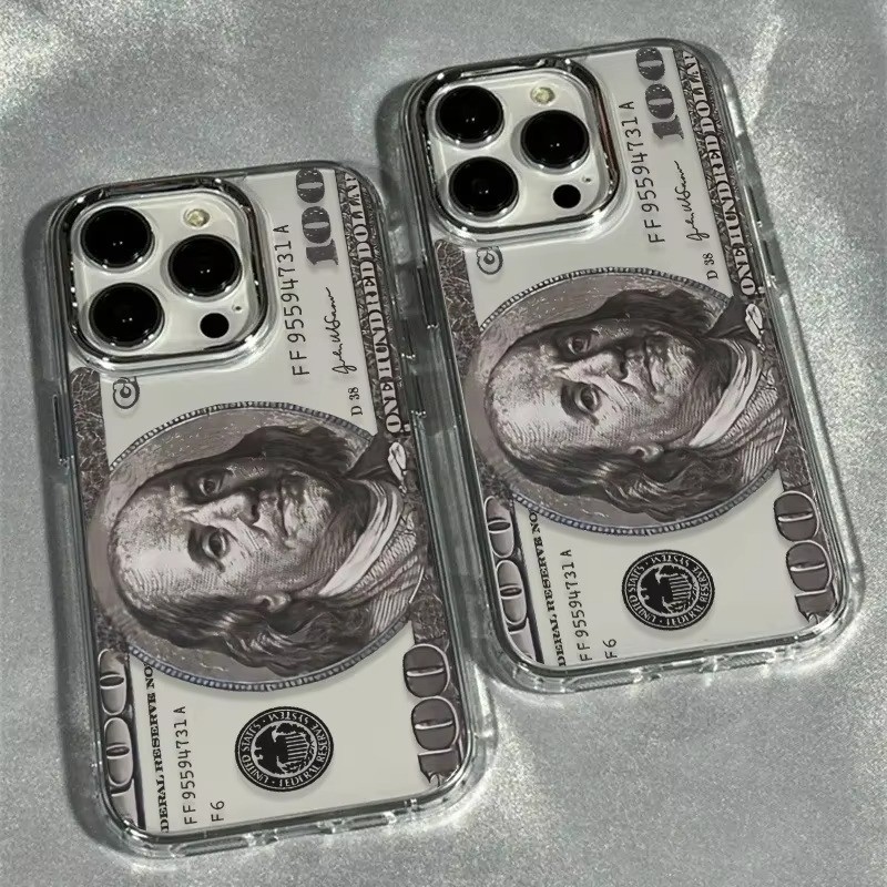 Dollar การออกแบบยอดนิยมเคสโทรศัพท์ใสสําหรับ Samsung S24 S25 FE S26 S23 Ultra S20 S22 S21 Plus ปกอ่อน