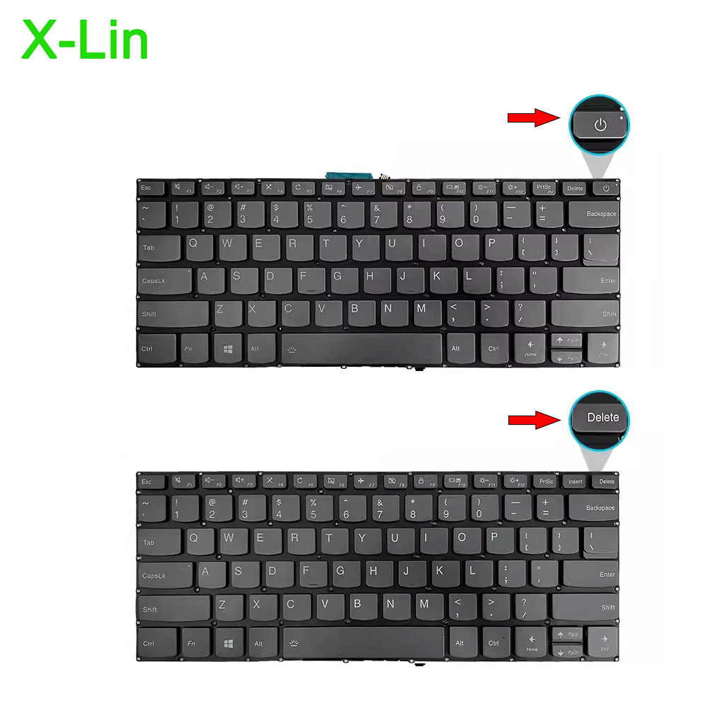 สําหรับ lenovo V14-IWL V14-IGL V14-IIL V14-IKB/ADA/ARE E41-50 เปลี่ยนคีย์บอร์ด