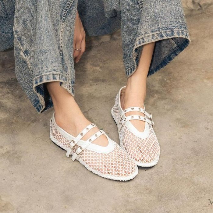 Mellowco Mary Jane Shoes, Mesh Fabric, Model Call Me Lily M3-J5012