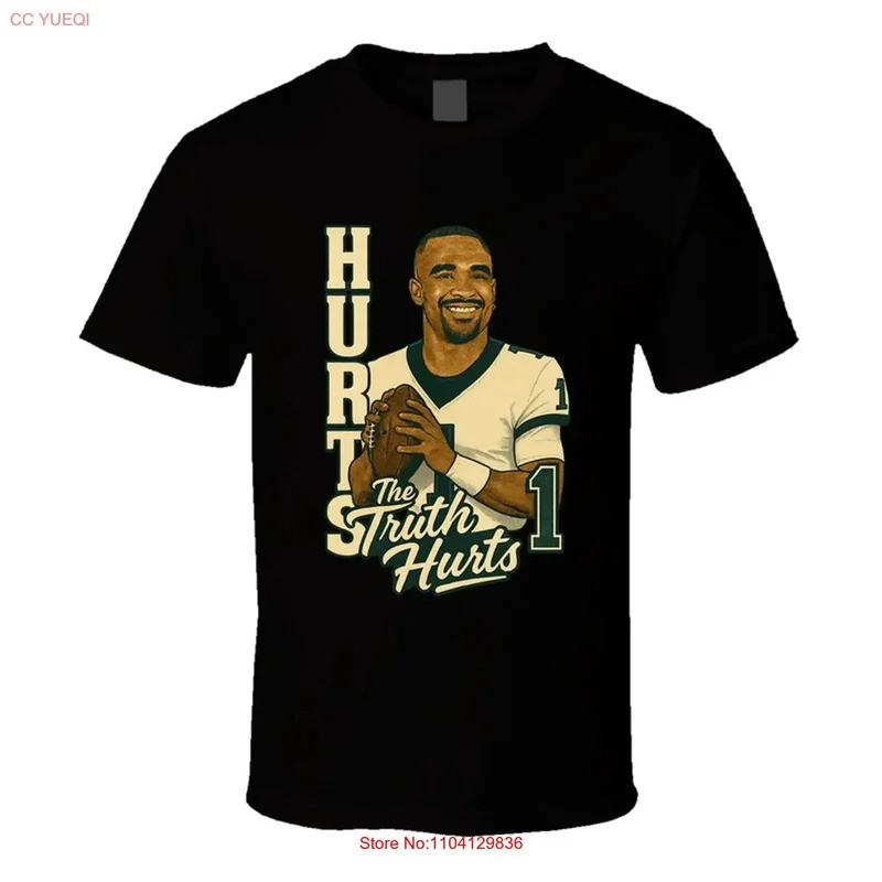 เสื้อยืดแฟนกีฬา Jalen Hurts The Truth สไตล์เรโทร ลายกราฟิกวินเทจ อเนกประสงค์ ลำลอง เนื้อผ้านุ่ม สำหร