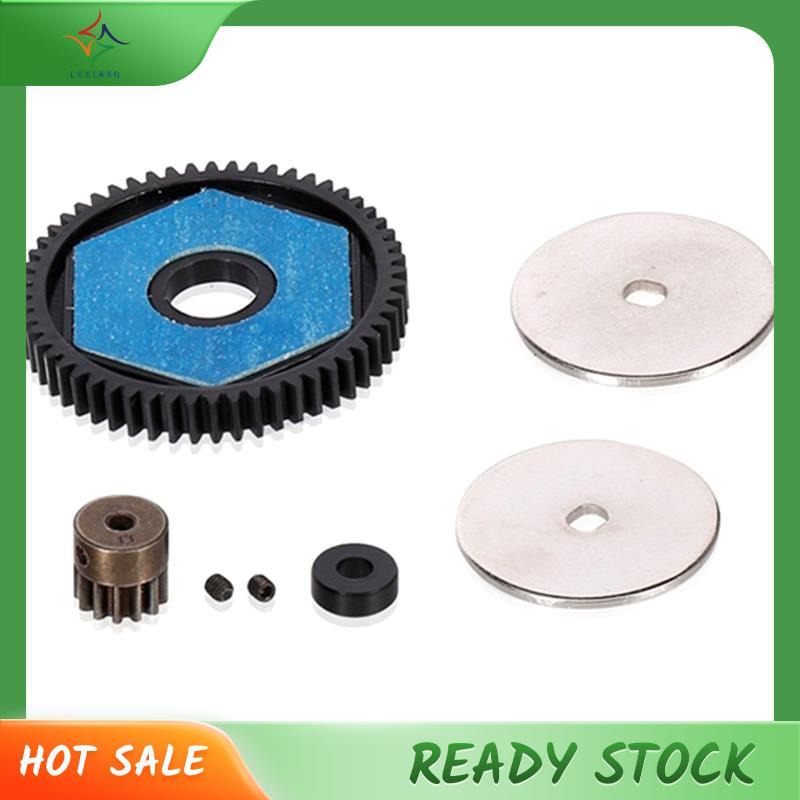 [luxiang.th] 56T Spur Gear 13T ชุดเกียร์มอเตอร์เกียร์สําหรับ 1/10 RC Crawler รถ SCX10 SCX10 II อะไหล