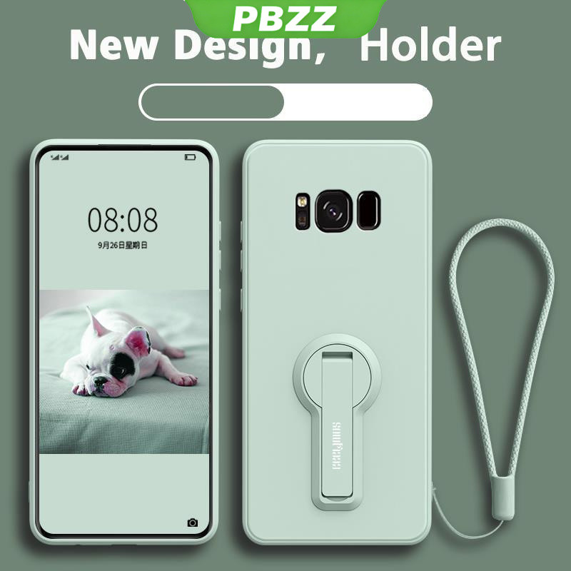 PBZZ FOR เคส ปลอกซัมซุง samsung S8 PLUS พลัสซัมซุง S8โทรศัพท์กรณี softcase ซิลิโคนกันกระแทกป้องกันเรียบกันกระแทกกันชนปกการออกแบบใหม่360 ° กับผู้ถือ ytxzzj01