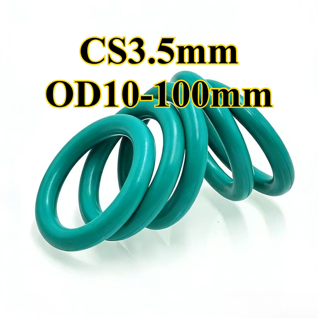 CS3.5mm OD10-100mm ยางฟลูออรีน โอริง ทนอุณหภูมิสูง ทนน้ํามัน ห่วงยางทนการสึกหรอ โอริง เส้นผ่านศูนย์กลางลวด แหวนปิดผนึก (YDD-LD-MB)