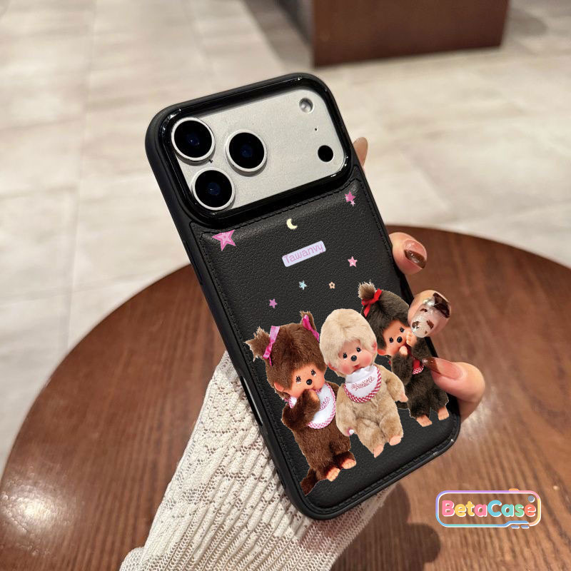 เคสโทรศัพท์มือถือ ลายลิง 3 ตัว พระจันทร์และดวงดาว สุดน่ารัก ลายใหม่ล่าสุด iPhone 17 16 15 14 13 12 11 Pro Max Plus ราคา ถูกที่สุด ดีลบีเคเค