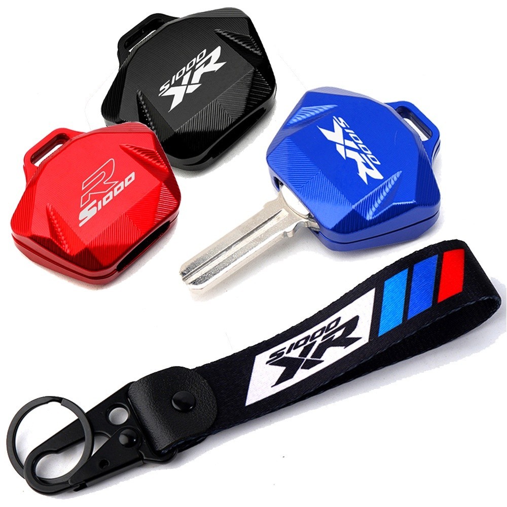 พวงกุญแจรถจักรยานยนต์สําหรับ BMW S1000XR S1000RR S1000R HP4 HP2 CNC Key Case Protector S1000 RR S 10