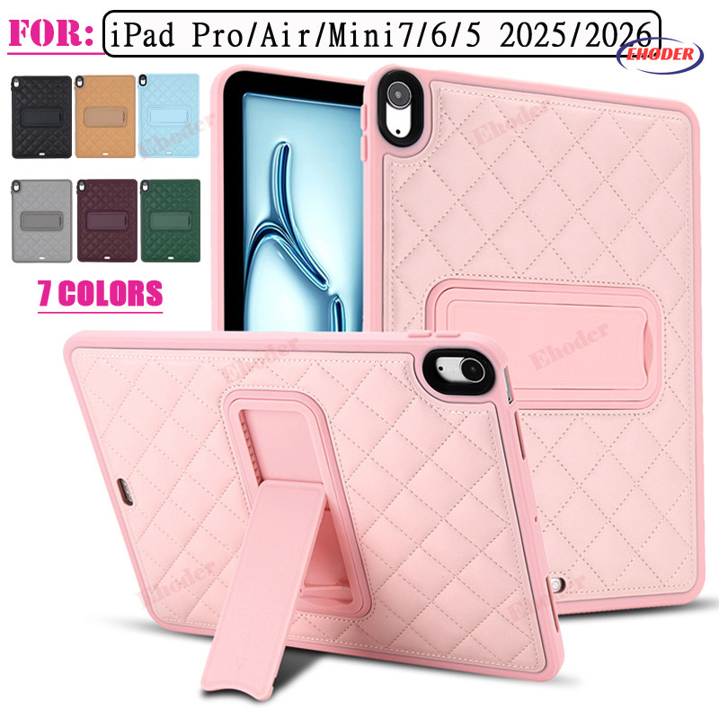 ปลอกสําหรับ iPad 12th 2026 11th 10th A16 9.7 10.2 Pro 13 11 12.9 Soft PU Kickstand กรณีแท็บเล็ตสําหรับ Air 8 7 6 5 4 3 Mini6 Mini7 M5 M4 M3 M2 กันกระแทกขาตั้งปกหลัง