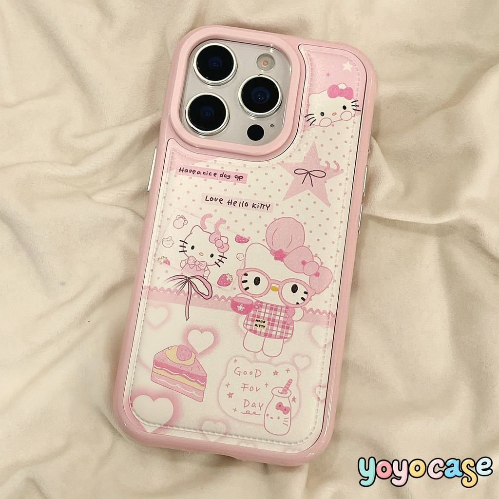 เคสสําหรับ IPhone 17air 16 11 17 15 13 14 Pro Max XR X XS MAX 15 16 Plus Softcover ลูกแมวขนมหวาน