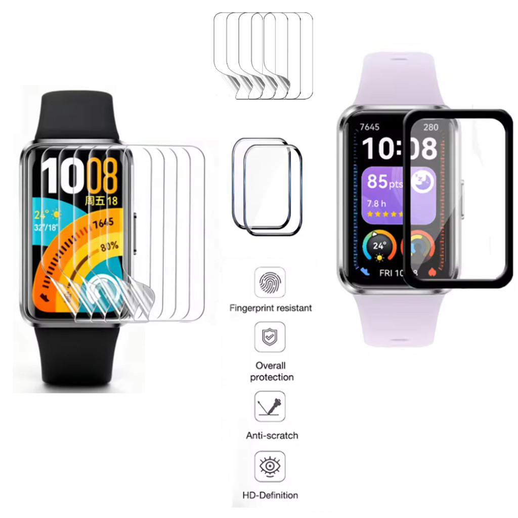 ตัวป้องกันหน้าจอ PMMA แบบนุ่มฟิล์มป้องกันรอยขีดข่วนสําหรับ Huawei Band 11 pro