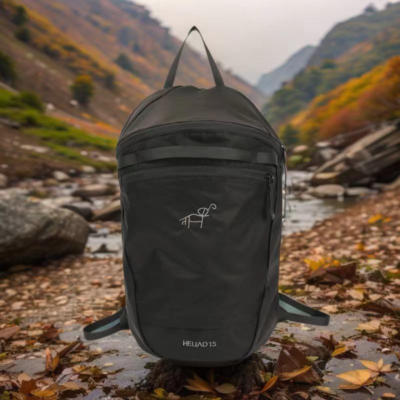 He heliad 15L กระเป๋าเป้สะพายหลังกลางแจ้งน้ําหนักเบากระเป๋ากันน้ําไนลอน