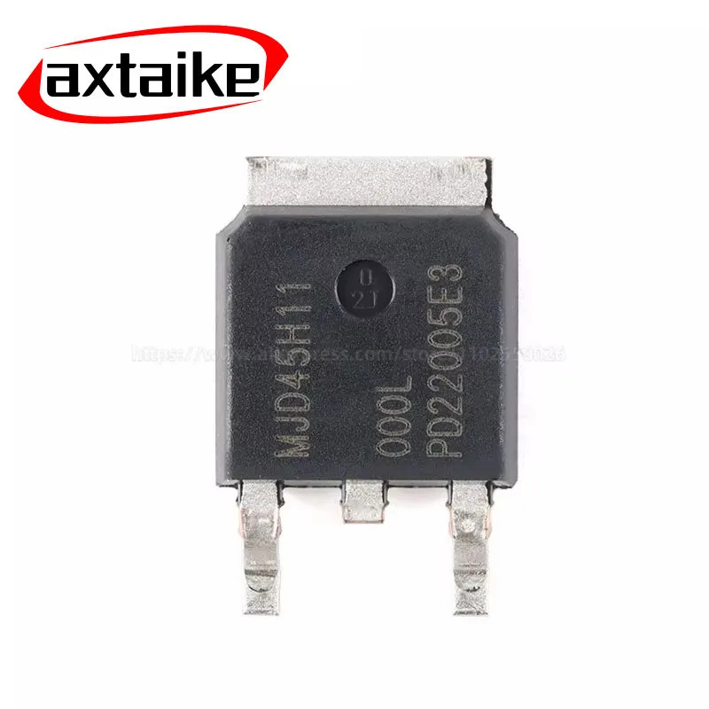 10PCS MJD44H11T4G MJD45H11T4G 45H11 44H11 J45H11G J44H11G TO252 8A 80V NPN PNP SMD DAK เสริมทรานซิสเ