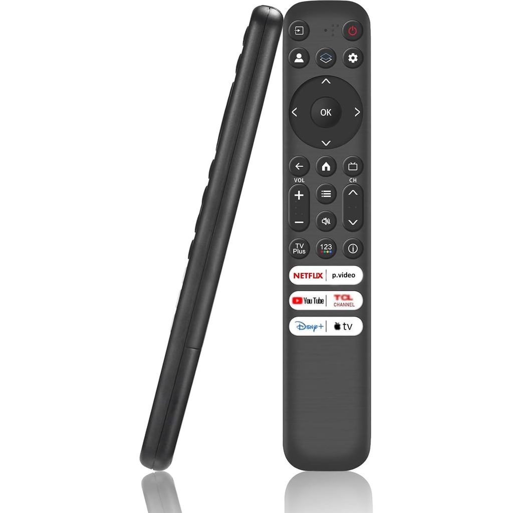 รีโมทคอนโทรลสําหรับ TCL Google TV, RC813 รีโมทสําหรับ TCL QM8/QM7/S5/S4/S3/Q7/Q6/Q5 4K UHD FHD HDR L