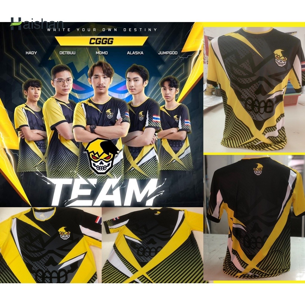 (hai Shan) เสื้อ E-Sport Freefire Team CGGG