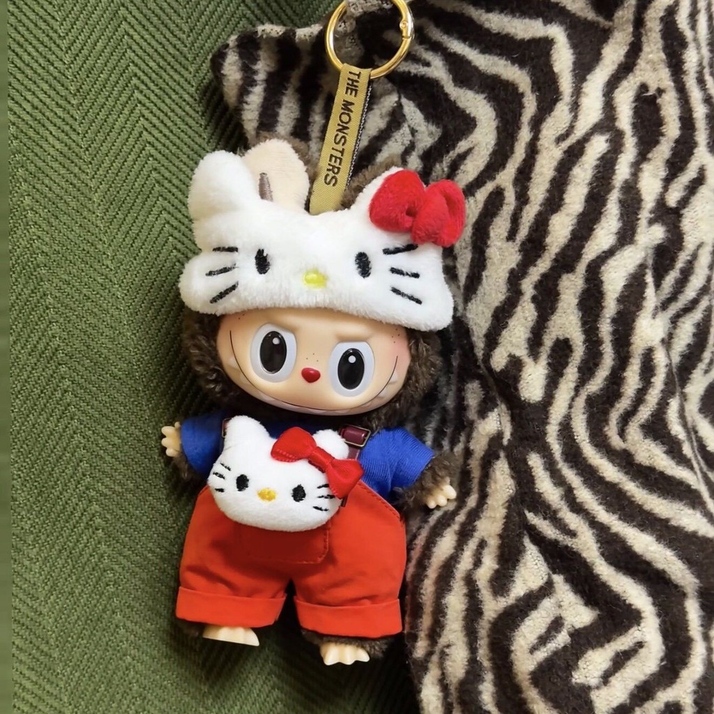 La Bubble เสื้อผ้าเด็ก cos Kuromi Cat เสื้อผ้าเด็ก 17 ซม.เสื้อผ้าเด็กตุ๊กตา Cross-Body เสื้อผ้าเด็ก