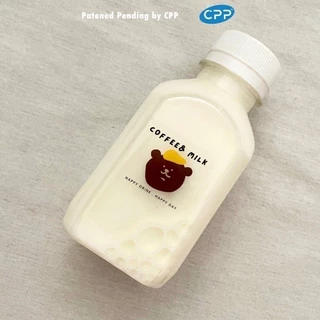 100 ใบ ขวดพลาสติก ทรงเหลี่ยมมน PET ขนาด 150 ml พร้อมฝา สำหรับบรรจุน้ำผลไม้ น้ำส้ม ชา กาแฟ