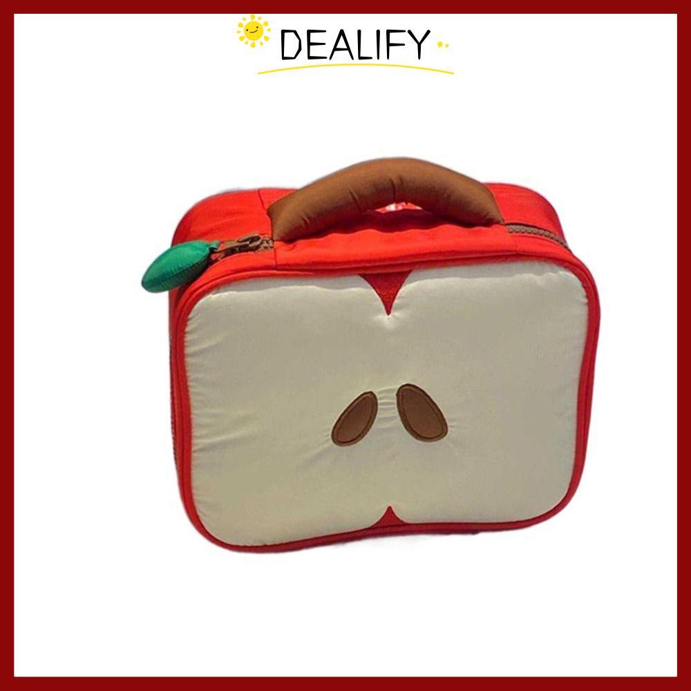 จัดส่งจากประเทศไทยDEALIFY Travel Toiletry Bag, with Compartments Pattern Makeup Bag, Cute Large Port