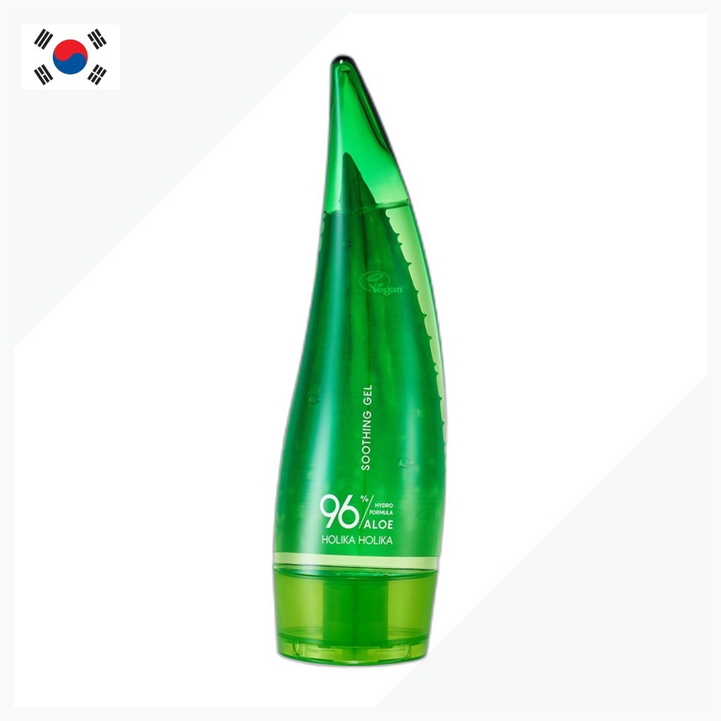 [holikaholika] Aloe Hydro Formula 96% Soothing Gel, 250ml, 1pc / Korean Aloe Gel / Multi-Use Formula