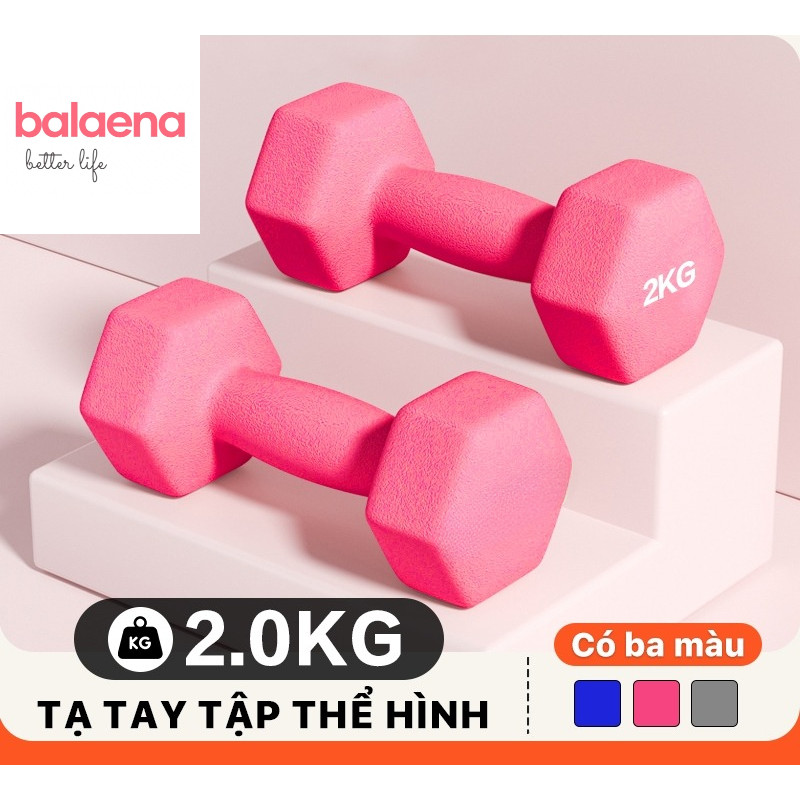 CODBalaena Dumbbells 1kg 2kg Womens Arms Special in Fitness Gym Yoga Grade Scratch Resistance Anti D
