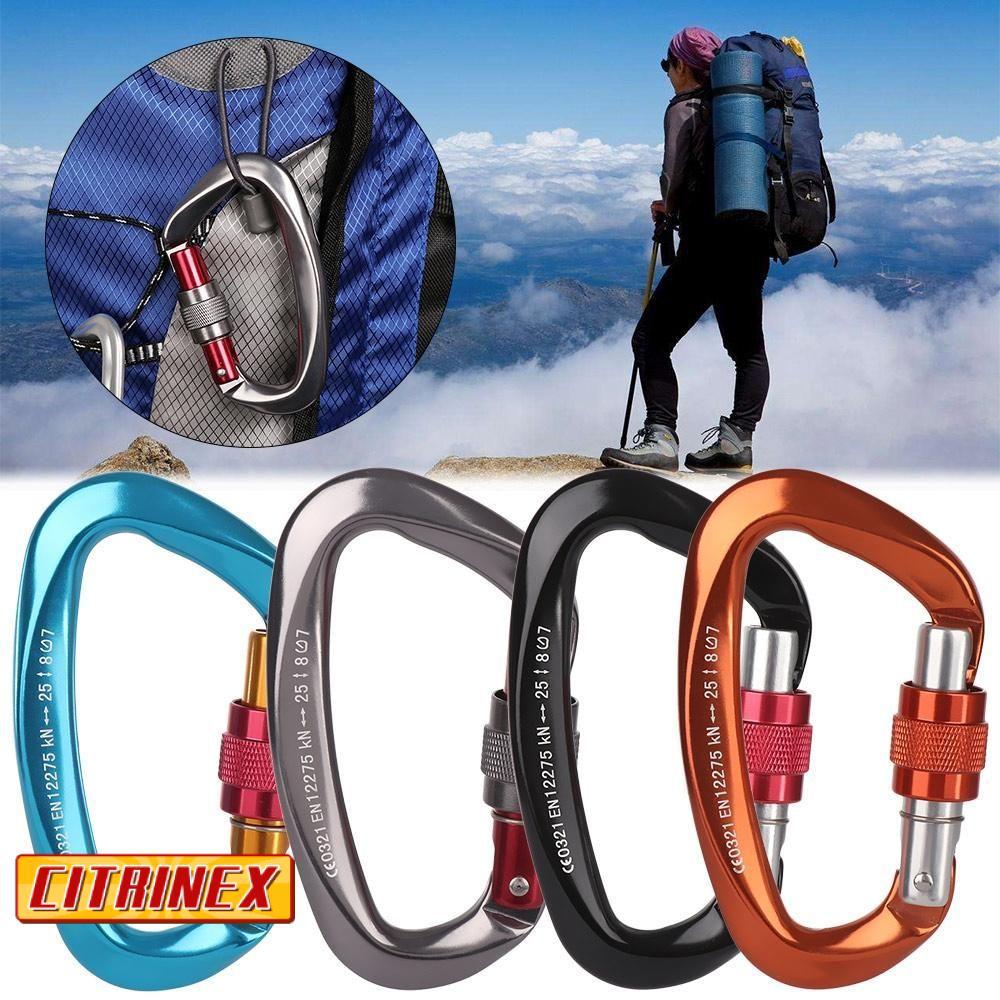 Citrinex Professional Carabiner อลูมิเนียมคุณภาพสูง อุปกรณ์ป้องกันสำหรับ Outdoor