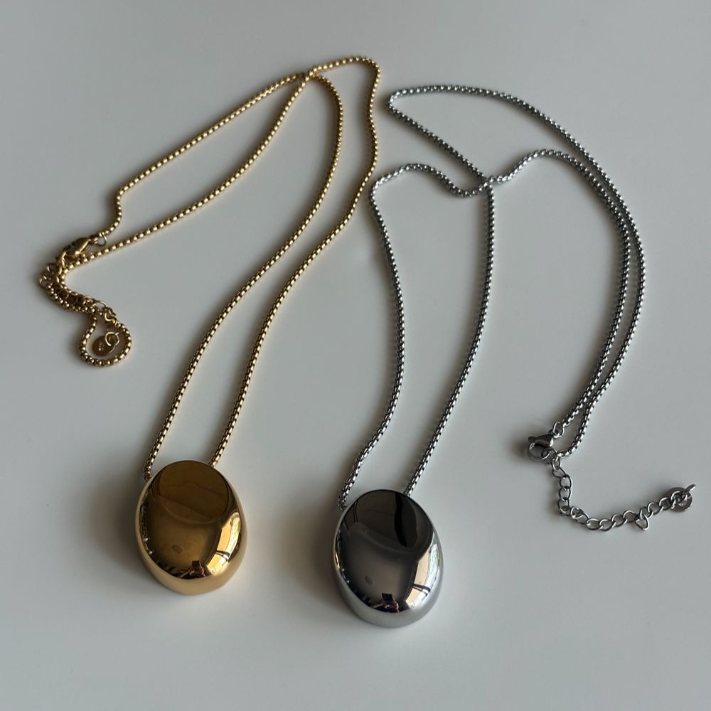 gemin. | #gmnnlonyx02 necklace สร้อย (มีสีเงินและทอง)