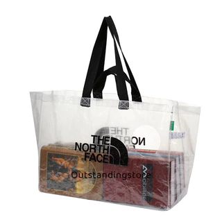 กระเป๋า shopping bag ใบใหญ่ รับน้ำหนักได้เยอะ กันน้ำได้