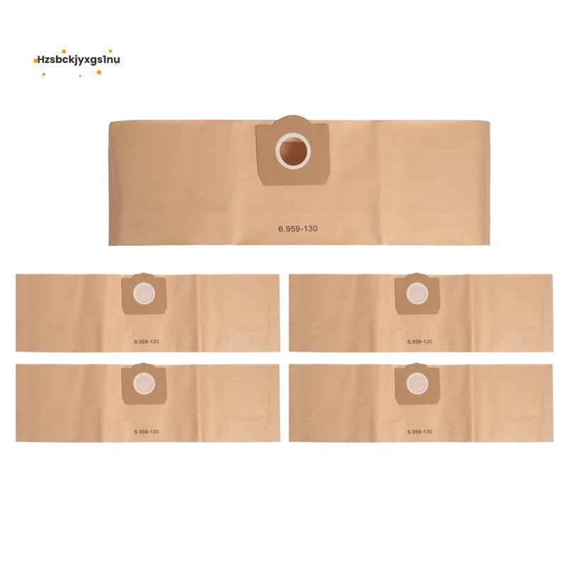 Hzsbckjyxgs1nu5Ps ถุงเก็บฝุ่นเครื่องดูดฝุ่นสําหรับ WD3 WD3P MV3 6.19-130.0 เครื่องดูดฝุ่น (แพ็ค 5 ชิ