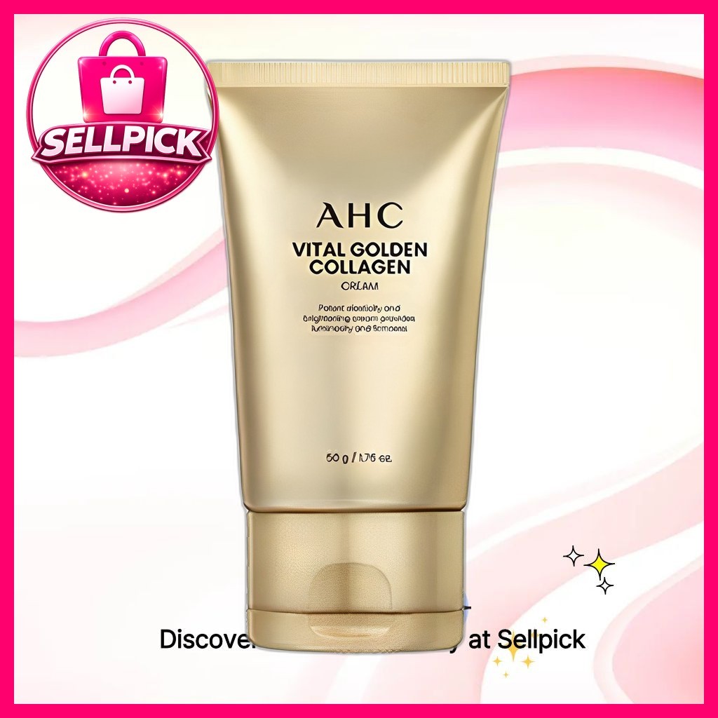 [ahc] Vital Golden Collagen Cream, 50g (1 ชิ้น) / ครีมคอลลาเจนเกาหลี / Radiant Finish / ของแท้ 100% 