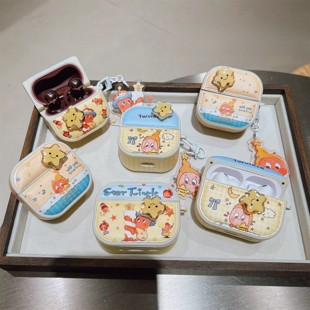 สําหรับ Huawei freeclip2 หูฟังป้องกันกรณี freeclip cortex หมุน star se2 เคสป้องกัน 6i soft case 7i เคสหนัง se3 anti-drop Airpodspro3 เคสหูฟังบลูทูธ