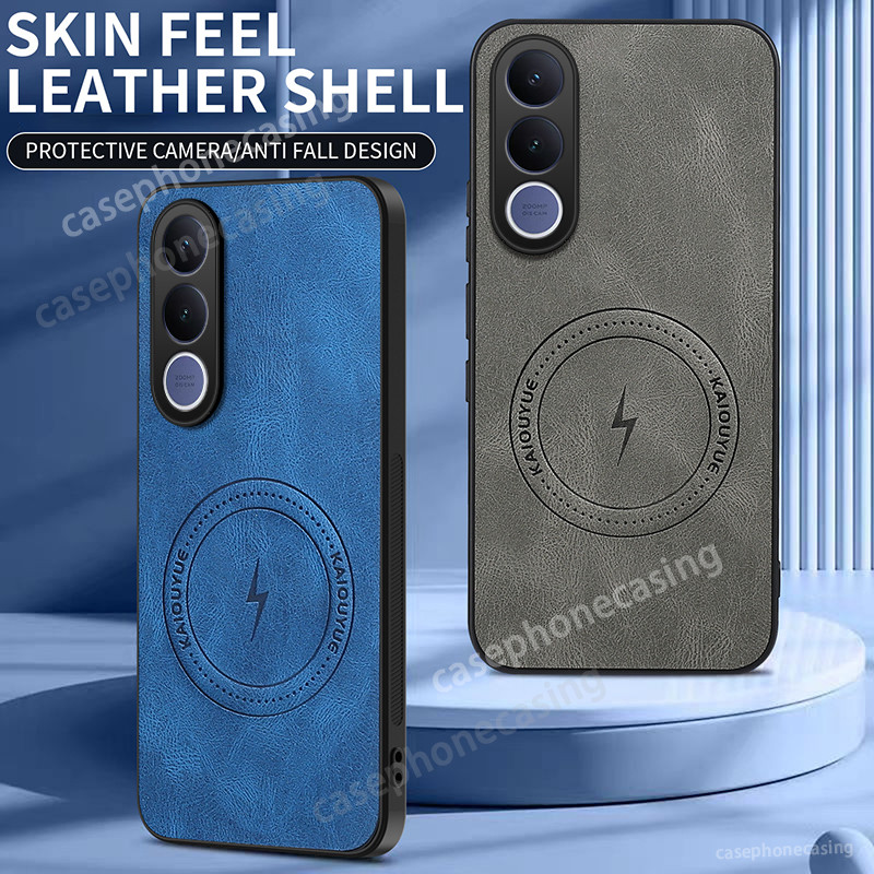 เคสโทรศัพท์สําหรับ Vivo V70 FE Elite V70Elite V70FE 4G 5G 2026 แม่เหล็กหนังเคสโทรศัพท์กันกระแทกฝาหลั