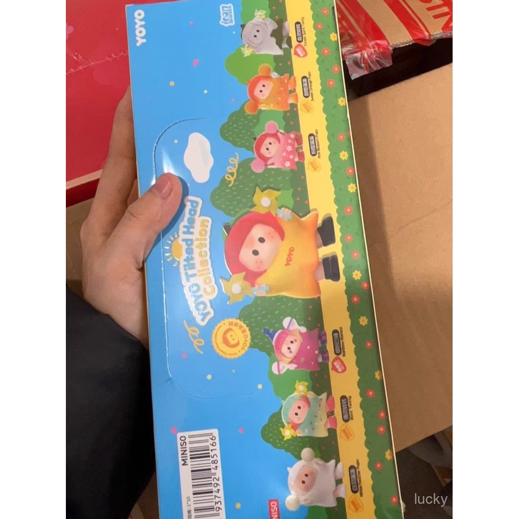 10pcs MINISO YOYO tilted head collecton blind box with tilted head TI7M