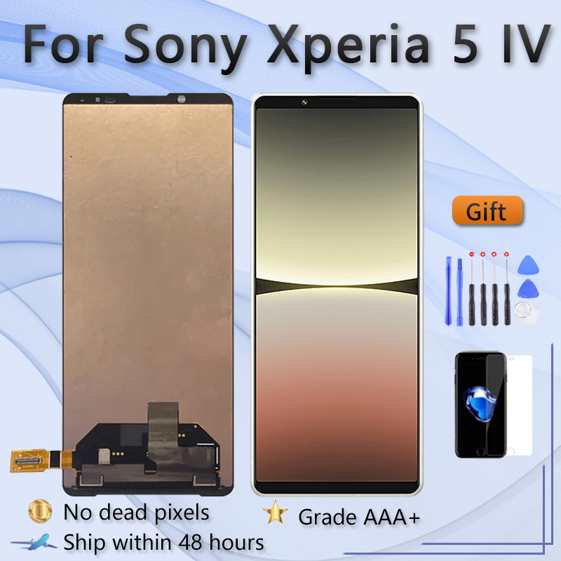SONY 6.1 "OEM LCDสําหรับSony Xperia 5 IV XQCQ62B-GC XQ-CQ72/B2TWCX0 XQ-CQ54 XQ-CQ72 จอแสดงผลTouch Sc
