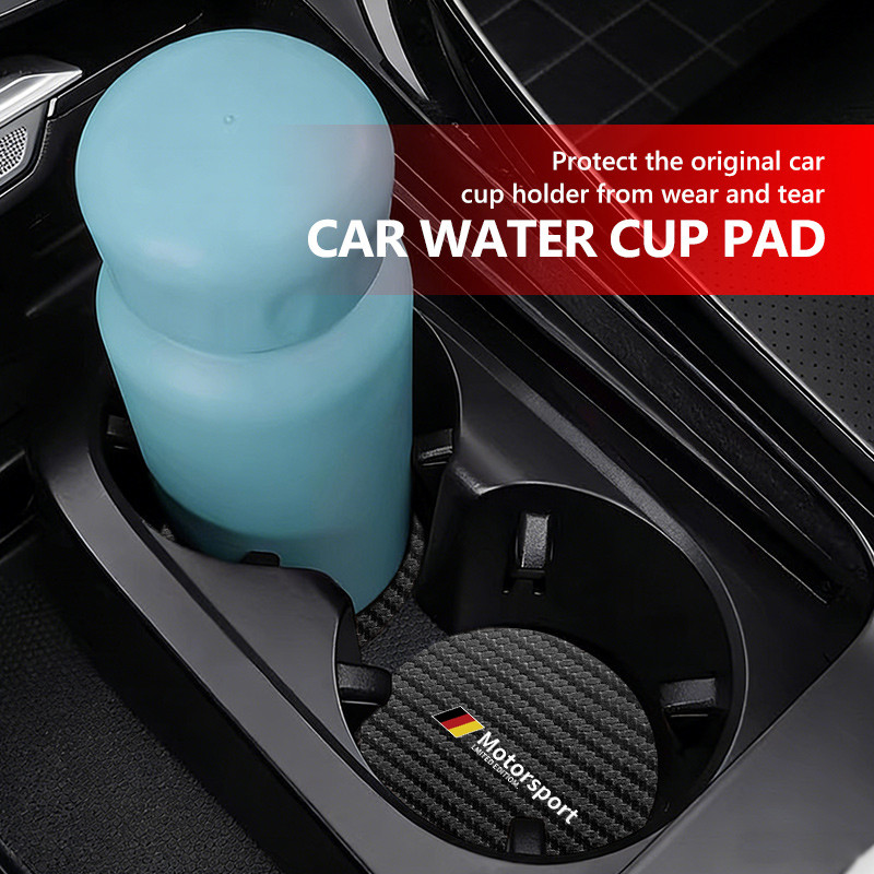 สําหรับ BMW รถ Coaster ถ้วยน้ําสล็อตลื่น M Performance E84 F10 F20 F15 F25 iX iX1 iX2 iX3 iX5 iX7