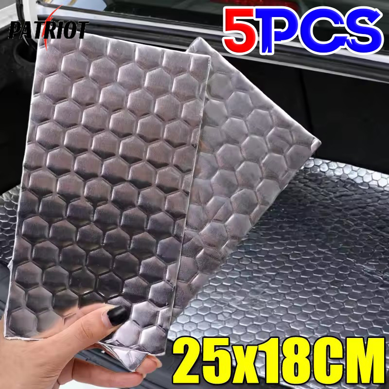 [AUTO & 3C]1/5 ชิ้นรถ Soundproofing MAT ปิดโฟมเซลล์สําหรับฉนวนกันความร้อนเสียง Shock Absorption เครื่องมือรถ Hood Rv Camper แผ่นฉนวน